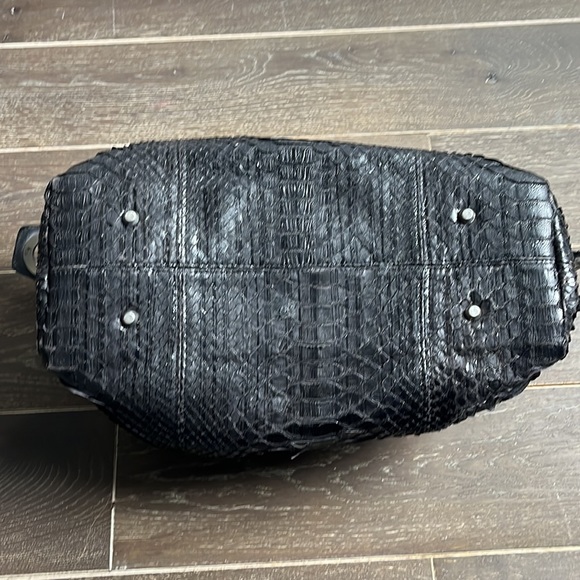 Pauric Sweeney python embossed leather handbag - Picture 10 of 10